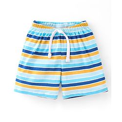 Babyhug Cotton Knit Shorts With Football Print Pack of 3 - Multicolour