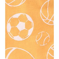 Babyhug Cotton Knit Shorts With Football Print Pack of 3 - Multicolour