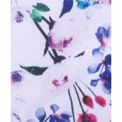Babyhug V Cut Sleeveless Swimsuit Floral Print -Multicolour