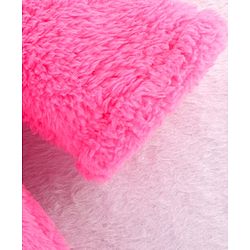 Babyhug Full Sleeves Velour Hooded Bathrobe - Pink