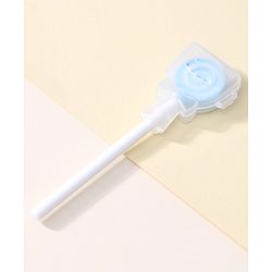 Babyhug Silicone Candy Shape Baby Tongue Cleaner- Blue