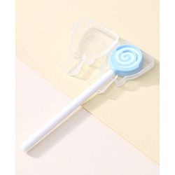 Babyhug Silicone Candy Shape Baby Tongue Cleaner- Blue