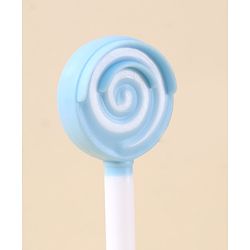 Babyhug Silicone Candy Shape Baby Tongue Cleaner- Blue