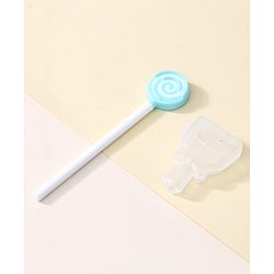 Babyhug Silicone Candy Shape Baby Tongue Cleaner- Green