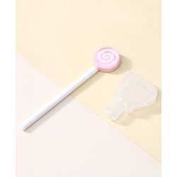 Babyhug Silicone Candy Shape Baby Tongue Cleaner- Blue