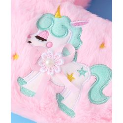 Babyhug Sling Bag with Unicorn Embroidery - Pink