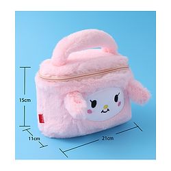 Babyhug Handbag with Kitty Design- Pink