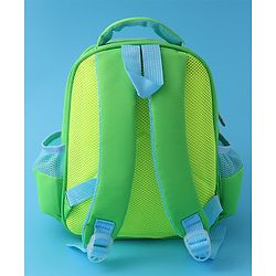 Babyhug Fashion  Backpack with Cartoon Theme Design - Green