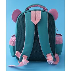 Babyhug Fashion Backpack with Mouse Theme Design - Grey