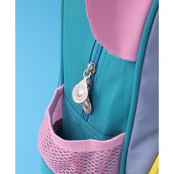 Babyhug Fashion Backpack with Mouse Theme Design - Grey