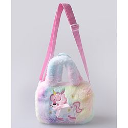 Babyhug Unicorn Design Sling Bag - Multicolor
