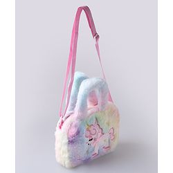 Babyhug Unicorn Design Sling Bag - Multicolor