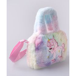Babyhug Unicorn Design Sling Bag - Multicolor