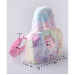Babyhug Unicorn Design Sling Bag - Multicolor