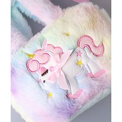 Babyhug Unicorn Design Sling Bag - Multicolor