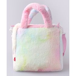 Babyhug Sling Bag With Unicorn Embroidery - Multicolor