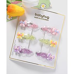 Babyhug Free Size Snap Clips Pack of 6 - Multicolor