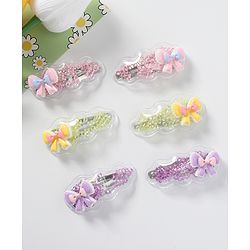 Babyhug Free Size Snap Clips Pack of 6 - Multicolor