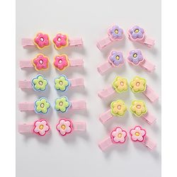 Babyhug Free Size Hair Pins & Clips Pack of 20 - Multicolor