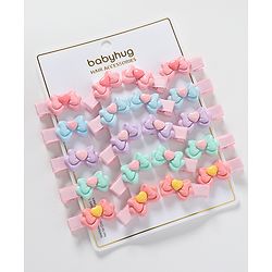 Babyhug Free Size Hair Pins & Clips Pack of 20 - Multicolor
