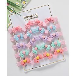 Babyhug Free Size Hair Pins & Clips Pack of 20 - Multicolor