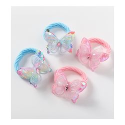 Babyhug Free Size Rubber Band & Scrunchies Sets Pack of 4 - Multicolor