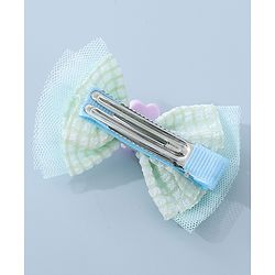 Babyhug Bow & Butterfly Clips with Floral Applique  Free Size  - Multicolor