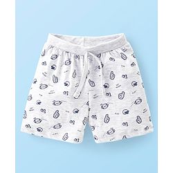 Babyhug Cotton Knit Striped Shorts Pack of 3- Multicolor