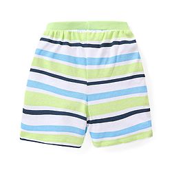 Babyhug Cotton Knit Space Shuttle Printed Shorts Pack of 3 - Multicolour