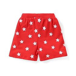 Babyhug Cotton Knit Dino & Stars Printed Shorts Pack of 3 - Multicolour