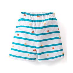 Babyhug Cotton Knit Shorts With Lion Print Pack of 3 - Multicolour