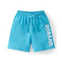 Babyhug Cotton Knit Shorts With Lion Print Pack of 3 - Multicolour