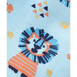 Babyhug Cotton Knit Shorts With Lion Print Pack of 3 - Multicolour