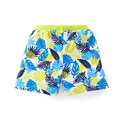 Babyhug Cotton Knit Stripes & Tropical Printed Shorts Pack of 3 - Multicolour