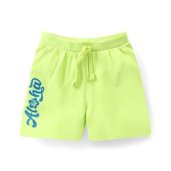 Babyhug Cotton Knit Stripes & Tropical Printed Shorts Pack of 3 - Multicolour
