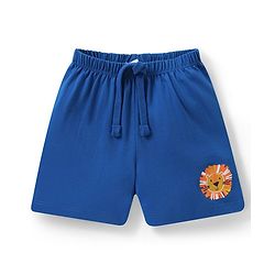 Babyhug Cotton Knit Jungle Safari Printed Shorts Pack of 3 - Multicolour