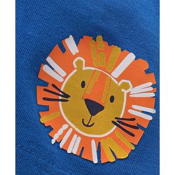 Babyhug Cotton Knit Jungle Safari Printed Shorts Pack of 3 - Multicolour