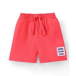 Babyhug Cotton Knit Numbers Printed Shorts Pack of 3 - Multicolour