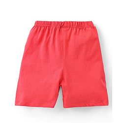 Babyhug Cotton Knit Numbers Printed Shorts Pack of 3 - Multicolour