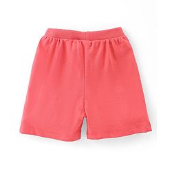 Babyhug Cotton Single Jersey Knit Shorts Stripes & Football Print Pack Of 3 - Blue & Red