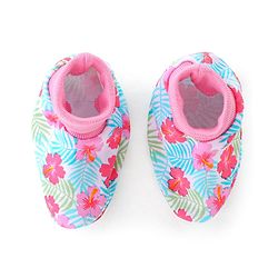 Babyhug 100% Cotton Mittens And Booties Floral Print- Multicolor
