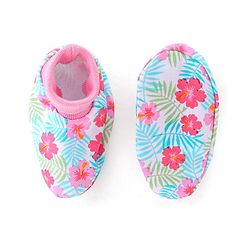 Babyhug 100% Cotton Mittens And Booties Floral Print- Multicolor