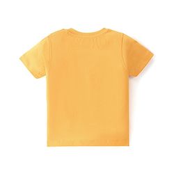 Babyhug Cotton Single Jersey Knit Half Sleeves Night Suit with Shark Print - Multicolor
