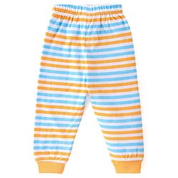 Babyhug Cotton Single Jersey Knit Half Sleeves Night Suit with Shark Print - Multicolor