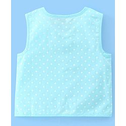 Babyhug 100% Cotton Front Open Sleeveless Jhablas Elephant & Polka Dots Print Pack of 5 - Multicolour