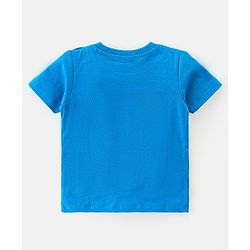 Babyhug 100% Cotton Knit Half Sleeves T-Shirt With Stripe & Text Graphics Pack Of 3 - Multicolour