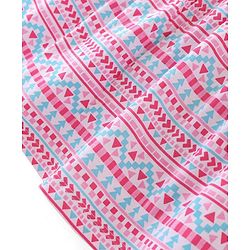 Babyhug  Cotton Jersey Knit Frill Sleeves Frock with Floral Print Pack of 2 - Multicolour