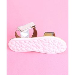 Cute Walk by Babyhug Velcro Closure Sandal - Silver