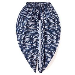 Babyhug 100% Cotton Woven Full Sleeves Kurta & Dhoti Set With Cycle Print - Navy Blue