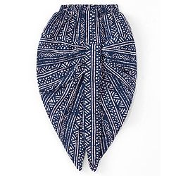 Babyhug 100% Cotton Woven Full Sleeves Kurta & Dhoti Set With Cycle Print - Navy Blue